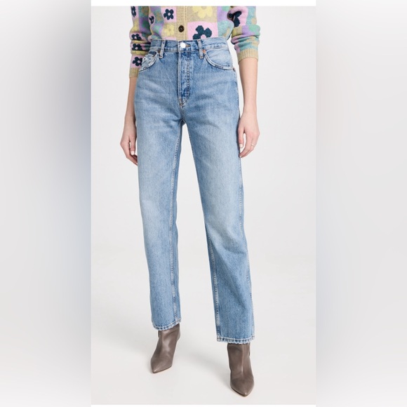 RE/DONE 90s High Rise Jeans size 27 NWOT - Picture 1 of 9
